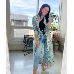 Persiešu stila kimono tipa apmetnis ZAHRA