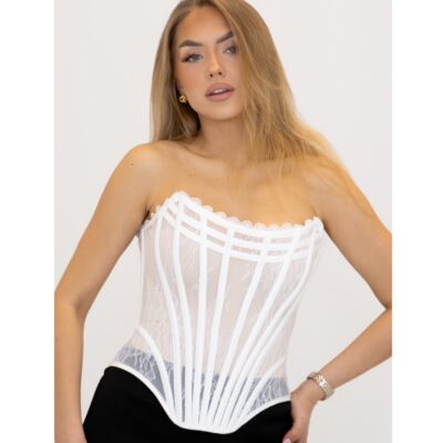 Korsete SERENA – balta, formējoša korsete ar auklām